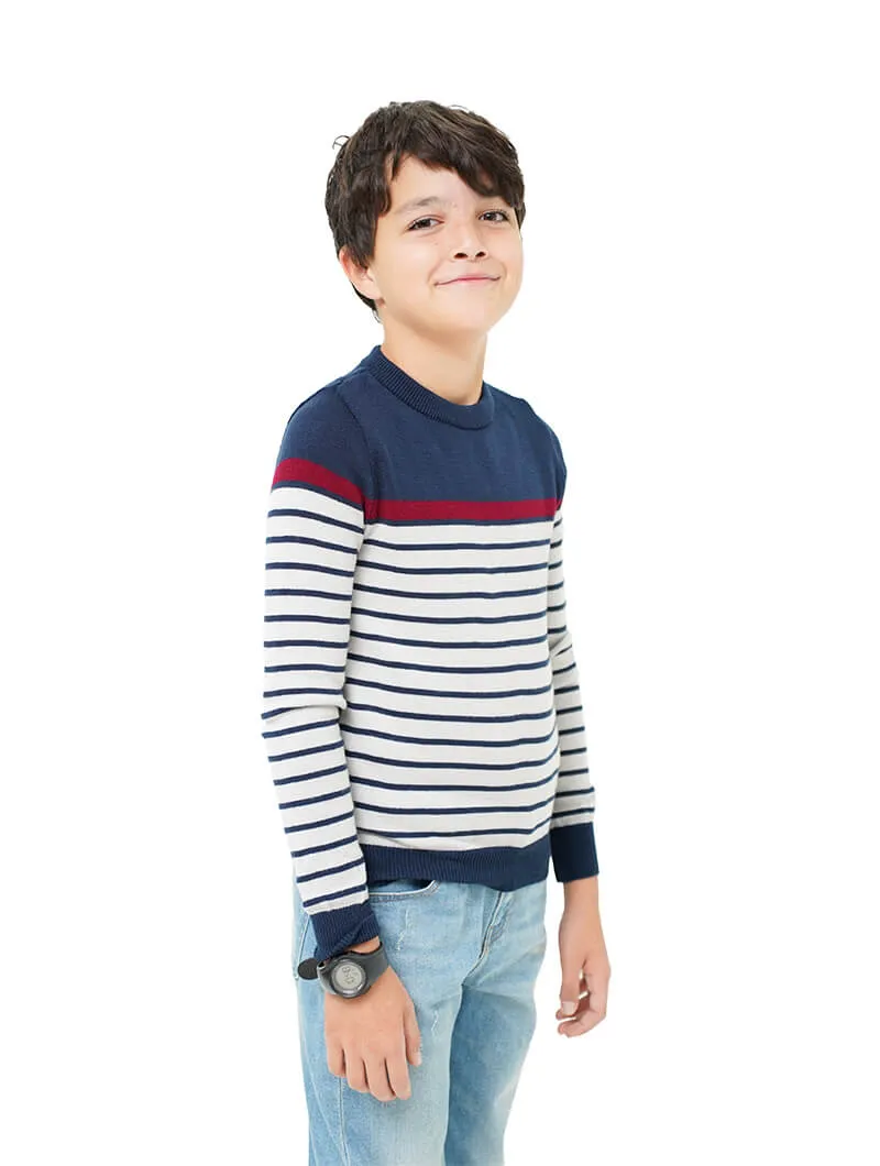 Pull marin garçon